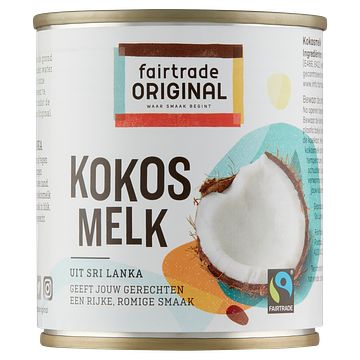 Foto van Fairtrade original kokos melk 200ml bij jumbo