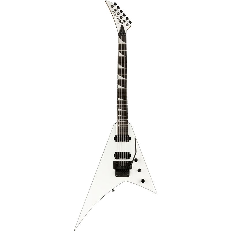 Foto van Jackson pro plus series rhoads rr24 eb snow white elektrische gitaar met gigbag