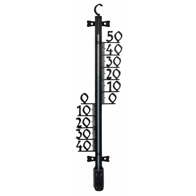 Foto van Talen tools - buitenthermometer - kunststof - min/max - 47 cm