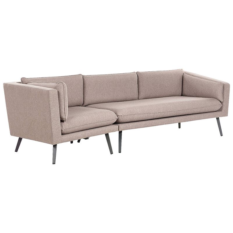 Foto van Beliani loretello - tuinsofa-beige-polyester