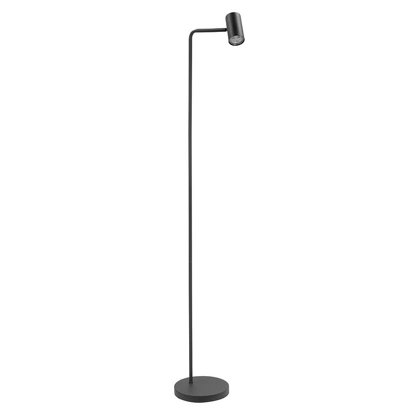 Foto van Highlight vloerlamp burgos 1 lichts h 134 cm zwart