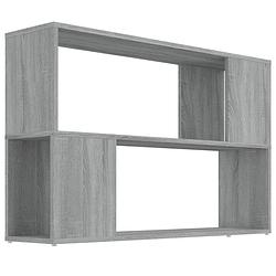 Foto van Vidaxl boekenkast 100x24x63 cm bewerkt hout grijs sonoma eikenkleurig