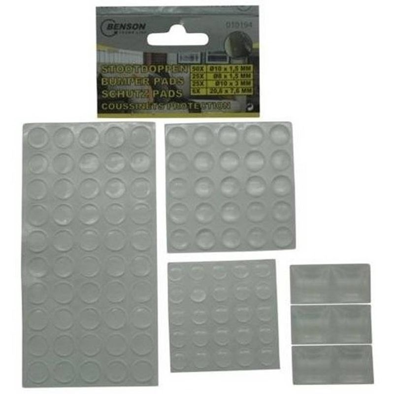 Foto van Silicone stootdopjes 106 stuks assorti - geluidsdempers / stootdoppen