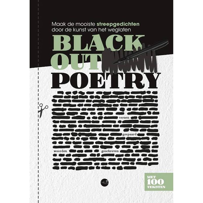 Foto van Black out poetry