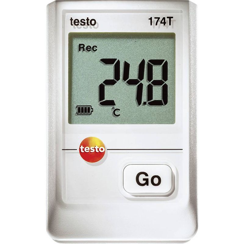Foto van Testo 174t temperatuur datalogger te meten grootheid: temperatuur -30 tot +70 °c