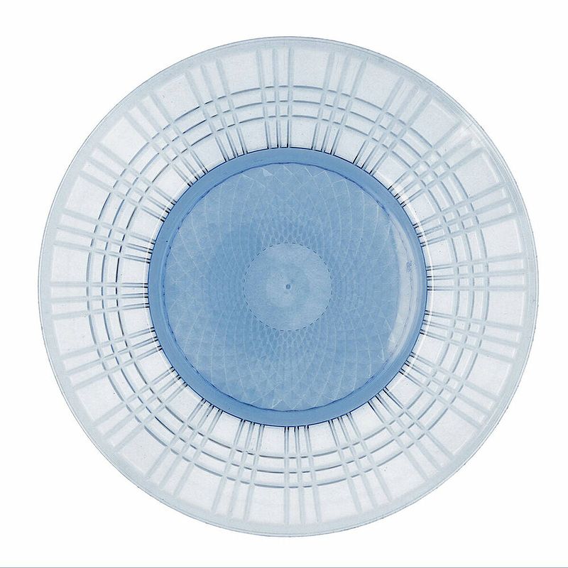 Foto van Eetbord quid viba blauw plastic ø 26 cm 26 cm (12 stuks) (pack 12x)