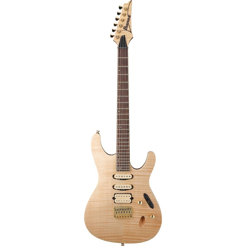 Foto van Ibanez sew761fm natural flat elektrische gitaar