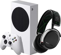 Foto van Xbox series s + steelseries arctis 9x gaming headset