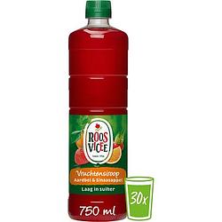 Foto van Roosvicee vruchtensiroop aardbei & sinaasappel 750ml bij jumbo