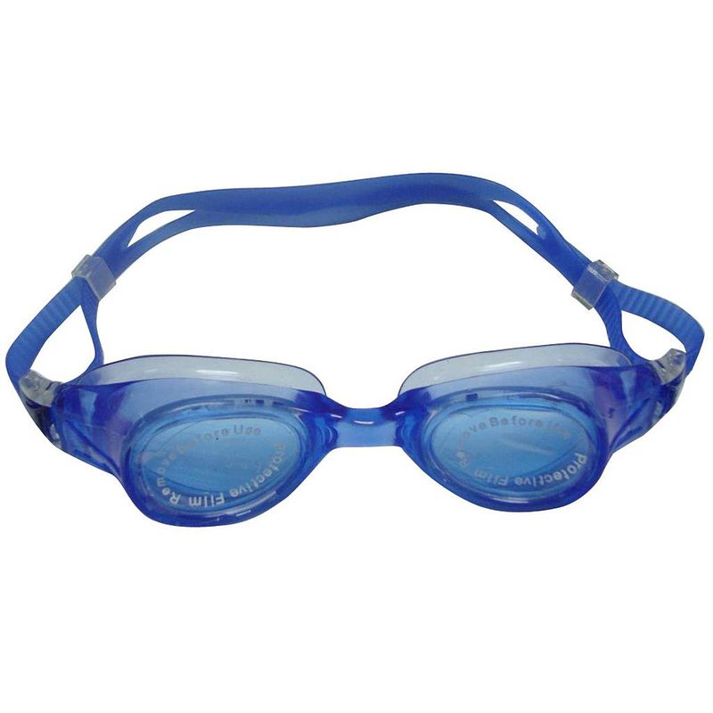 Foto van Donkerblauwe anti chloor zwembril voor volwassenen - zwembrillen