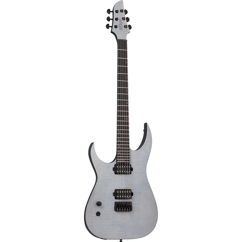 Foto van Schecter signature keith merrow km-6 mkiii legacy elektrische gitaar, linkshandig, transparent white satin