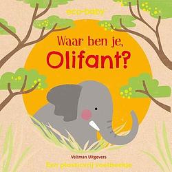 Foto van Waar ben je, olifant? - rachael hare - kartonboekje;kartonboekje (9789048319909)