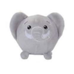 Foto van Pms knuffel squishimi zoo animals junior pluche 9 cm grijs