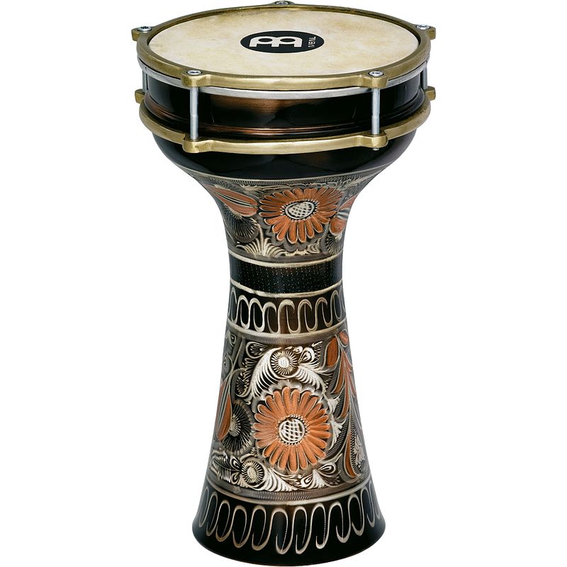 Foto van Meinl he205 koperen darbuka 7.875 x 15.5 inch