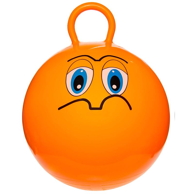 Foto van Lg-imports skippybal smiley 46 cm oranje