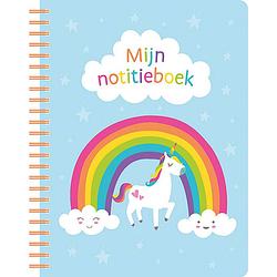 Foto van Deltas mijn notitieboek - unicorn blue