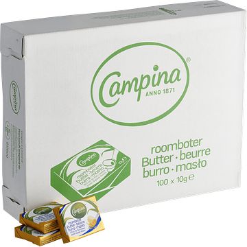 Foto van Campina roomboter 100 x 10g bij jumbo