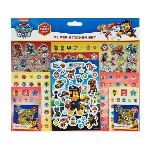 Foto van Stickerset paw patrol 500-delig