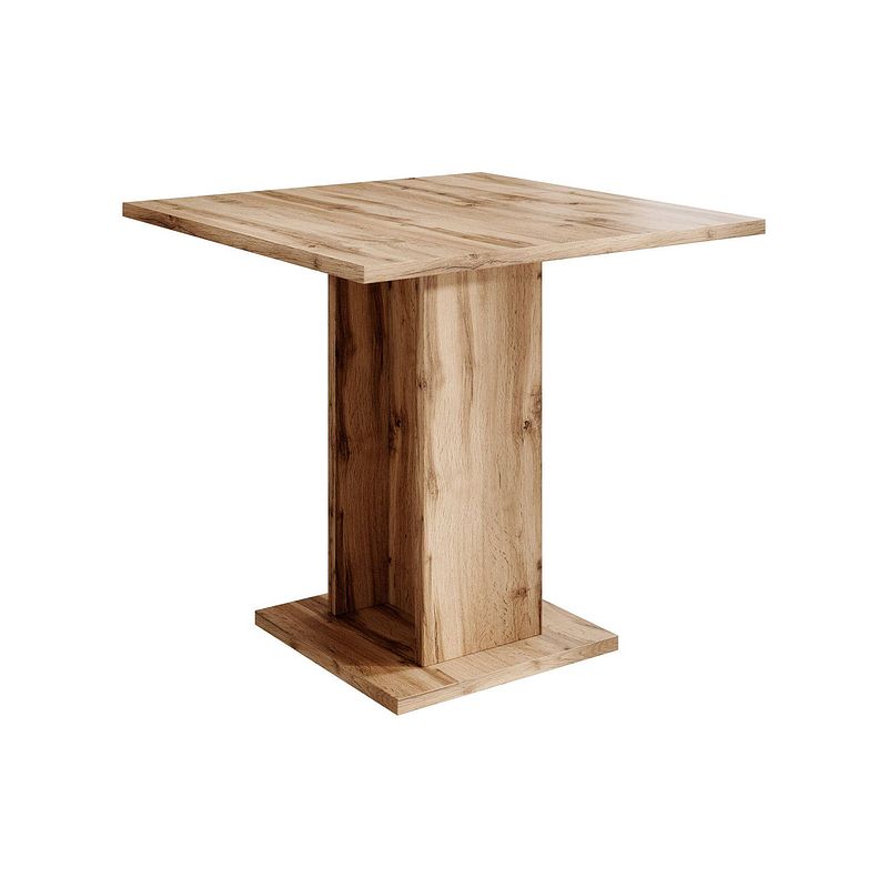 Foto van Meubella eetkamertafel swen - eiken - 80 cm