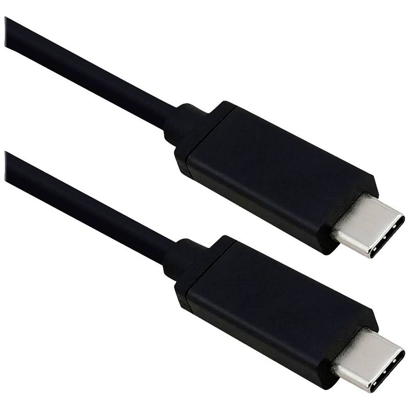 Foto van Roline usb-c-kabel usb 4.0 usb-c stekker 0.8 m zwart 11029081