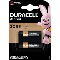 Foto van Duracell 2 cr 5 2cr5 fotobatterij lithium 1400 mah 6 v 1 stuk(s)