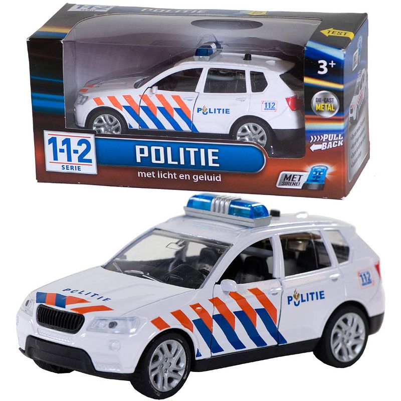 Foto van 112 politieauto met licht en geluid - 1:43