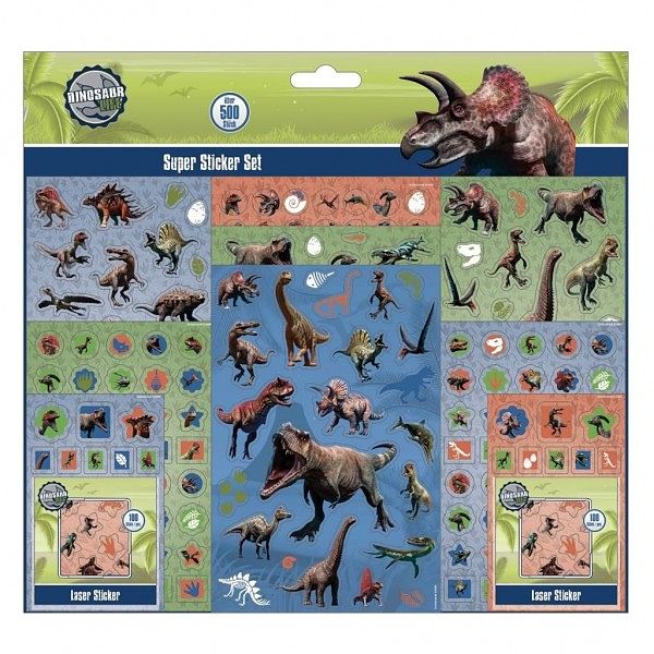 Foto van Stickerset dinosaurus 500-delig