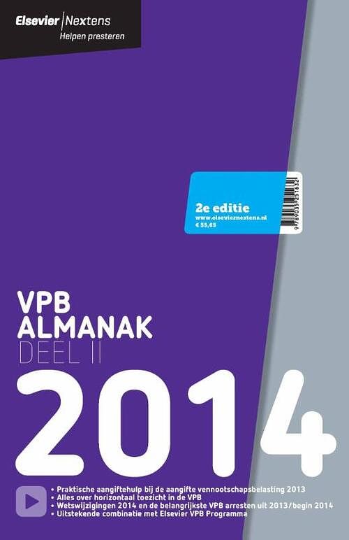 Foto van Elsevier vpb almanak - a.c. de groot - ebook (9789035251731)