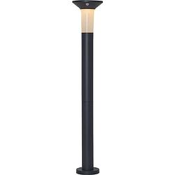 Foto van Eglo corbezzola staande lamp buiten - led - 90 cm - sensor - grafiet