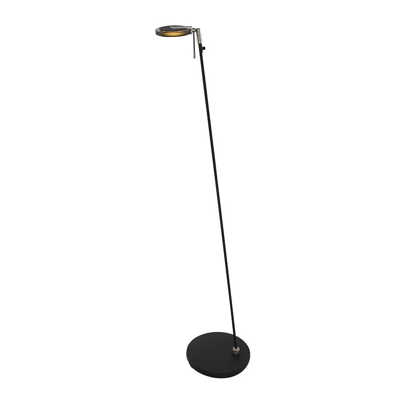 Foto van Moderne vloerlamp - steinhauer - glas - modern - led - l: 48cm - voor binnen - woonkamer - eetkamer - zwart