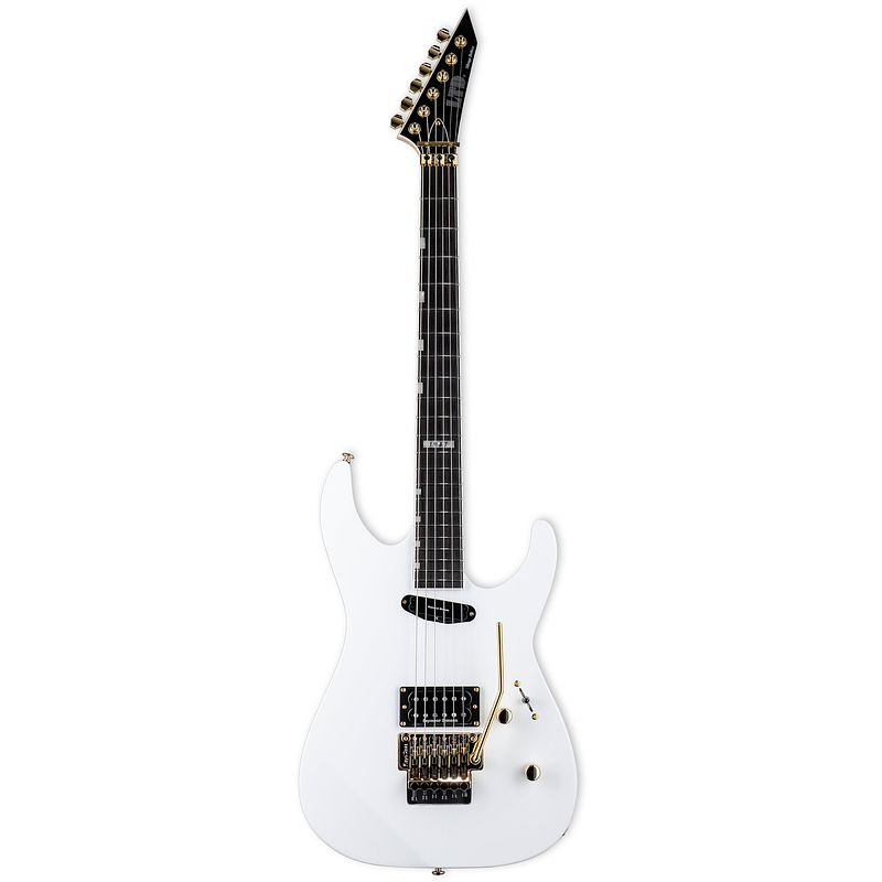 Foto van Esp ltd mirage deluxe 's87 snow white elektrische gitaar