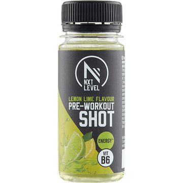 Foto van Nxt level lemon lime flavour preworkout shot 60ml bij jumbo