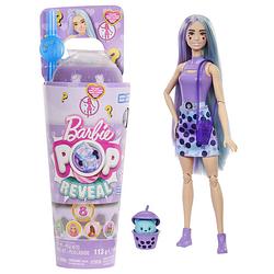 Foto van Barbie pop reveal bubbelthee taro melk