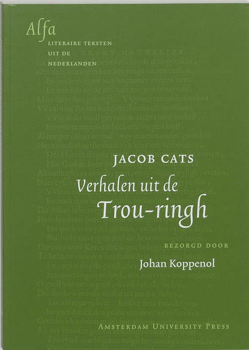 Foto van Verhalen uit de trou-ringh - jacob cats - paperback (9789053566114)
