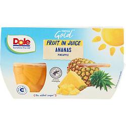 Foto van Dole tropical gold fruit in juice ananas 4 x 113g bij jumbo