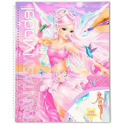 Foto van Fantasy model kleurboek fantasy meisjes 29 cm papier roze