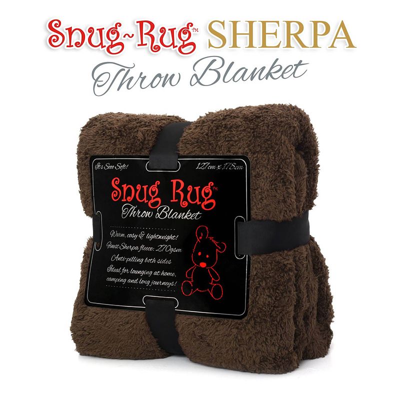 Foto van Snug-rug throw deken - chocolade