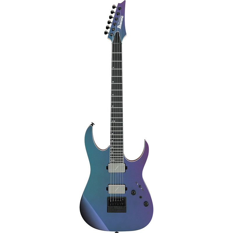 Foto van Ibanez prestige rg5121et-prt polar lights elektrische gitaar met evertune inclusief koffer