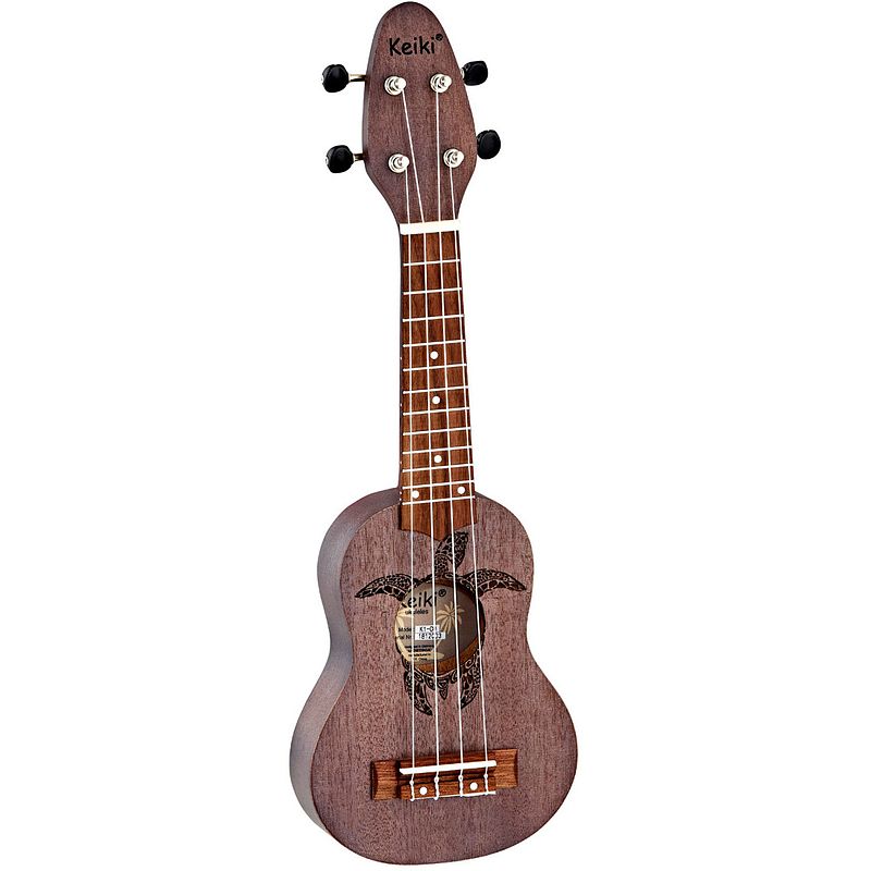 Foto van Ortega keiki series k1-co sopranino ukelele donker bruin