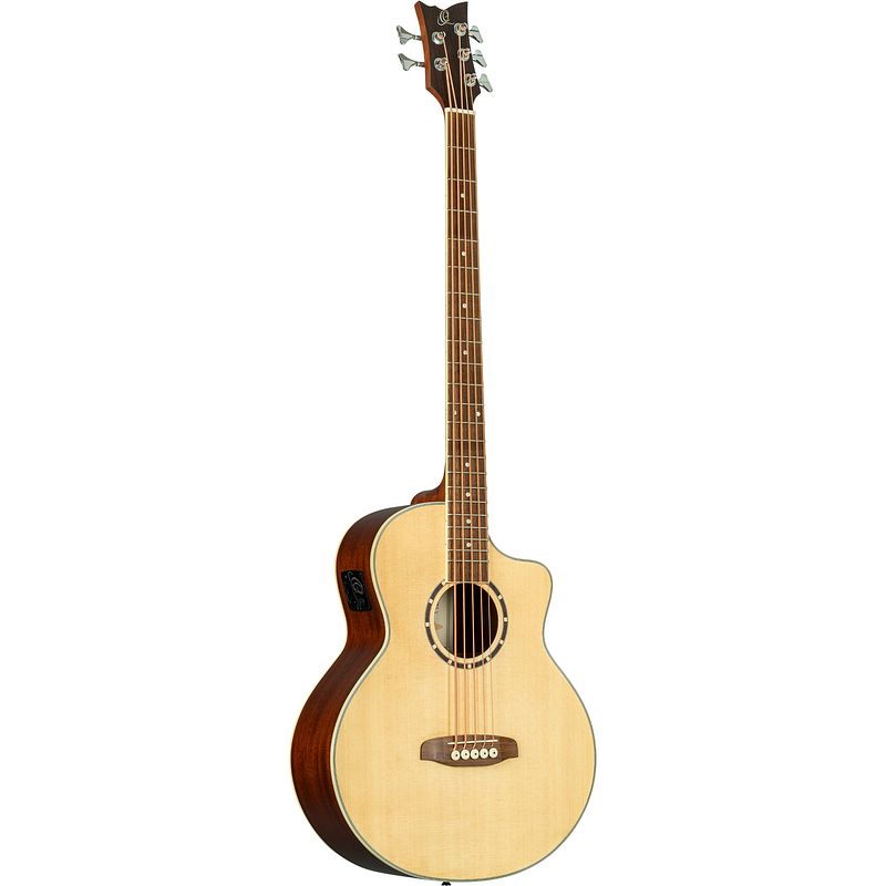 Foto van Ortega deep series d7ce-5 acoustic bass 5-snarige elektrisch-akoestische basgitaar