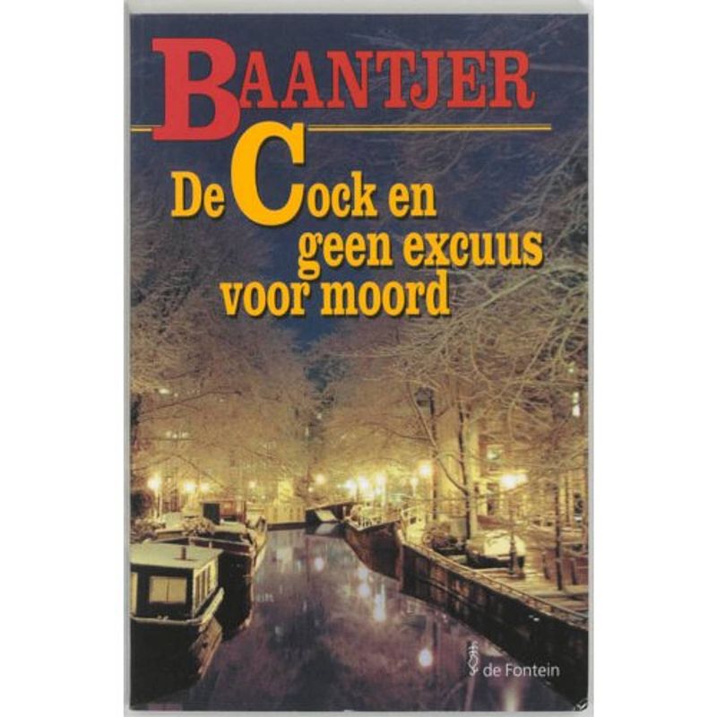 Foto van De cock en geen excuus voor moord - baantjer