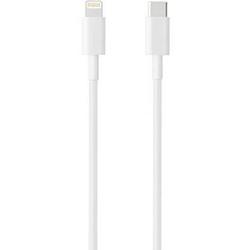 Foto van Apple ipad/iphone/ipod aansluitkabel [1x usb-c stekker - 1x apple dock-stekker lightning] 2.00 m wit