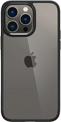 Foto van Spigen ultra hybrid apple iphone 14 pro max back cover transparant/zwart