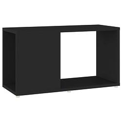 Foto van Vidaxl tv-meubel 60x24x32 cm spaanplaat zwart