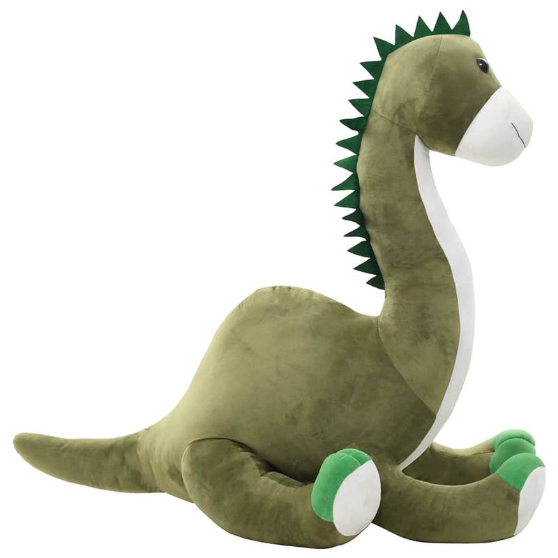 Foto van Vidaxl knuffel dinosaurus brontosaurus pluche groen