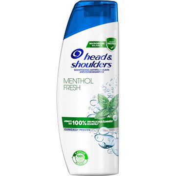 Foto van Head & shoulders menthol fresh antiroos shampoo, tot 100% roosvrij,285ml bij jumbo