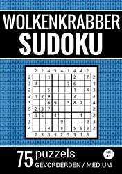 Foto van Wolkenkrabber sudoku - nr. 41 - 75 puzzels - gevorderden / medium - sudoku puzzelboeken - paperback (9789464802573)