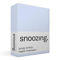 Foto van Snoozing stretch - topper - hoeslaken - 120/130x200/220/210 - hemel