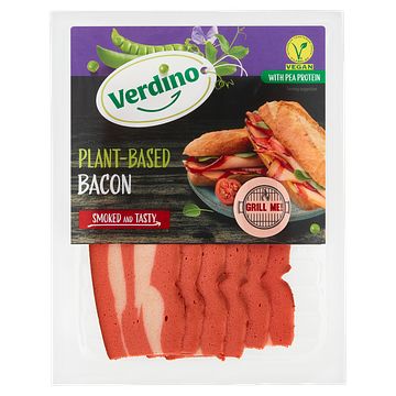 Foto van Verdino plantbased bacon 80g bij jumbo