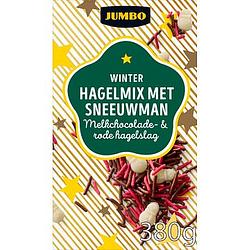 Foto van Jumbo winter hagelmix met sneeuwmannetjes 380 g